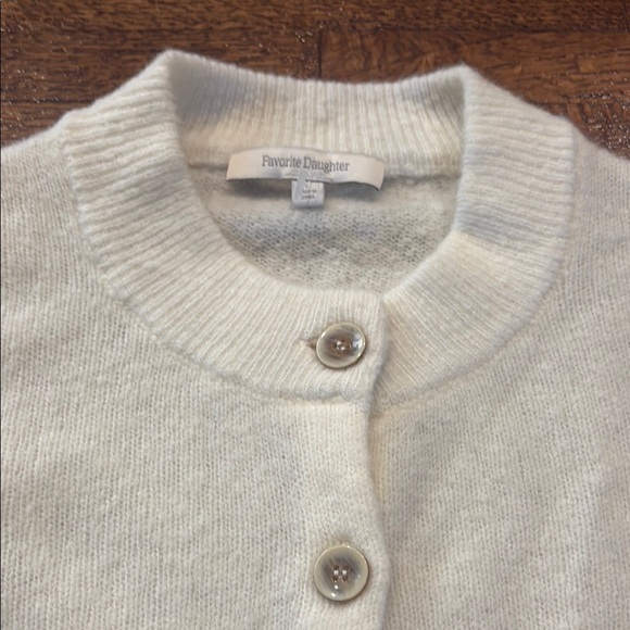 Favorite Daughter Cream Button-Up Cardigan - Picture 3 of 7